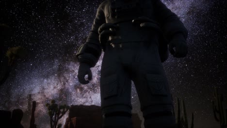 Formación-De-Astronautas-Y-Estrellas-De-La-Vía-Láctea-En-El-Valle-De-La-Muerte